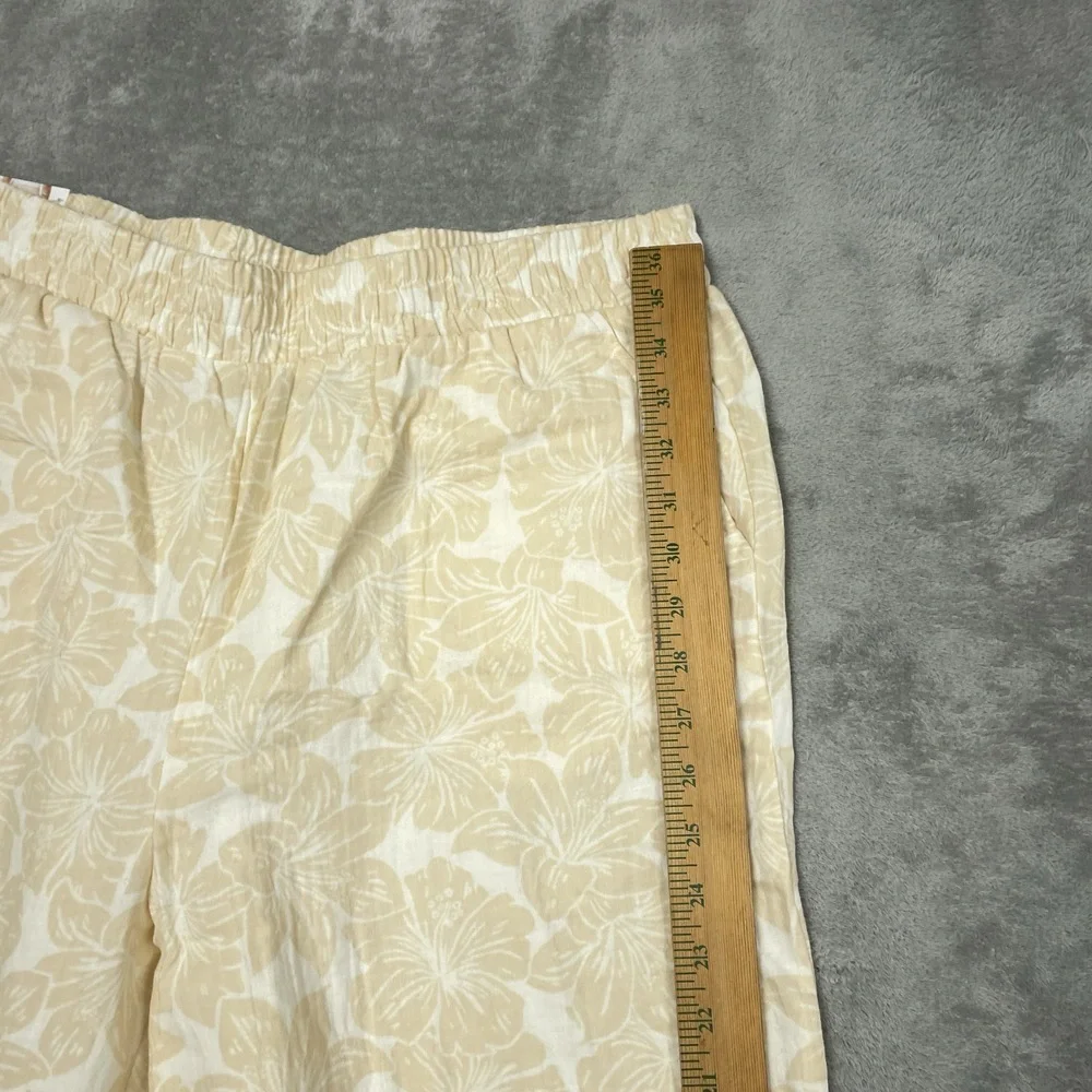 Hurley Women's XL Casual Pants Tan Cotton d1097 - Picture 5 of 8